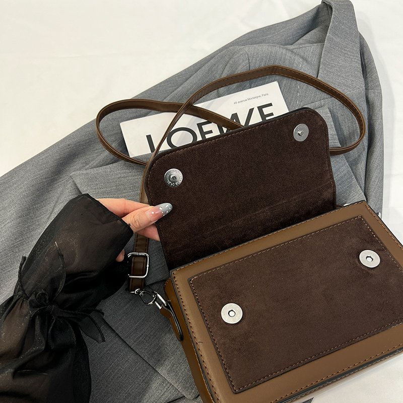 fashion pu and suede small square bag for women 7060 (15)