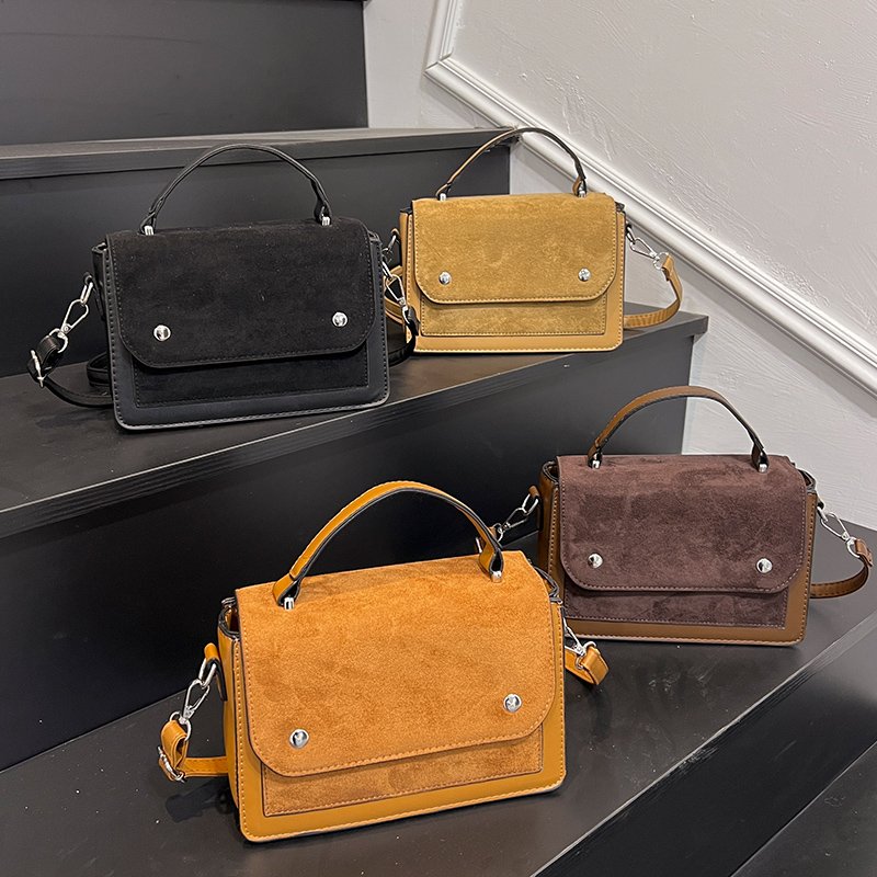 fashion pu and suede small square bag for women 7060 (6)