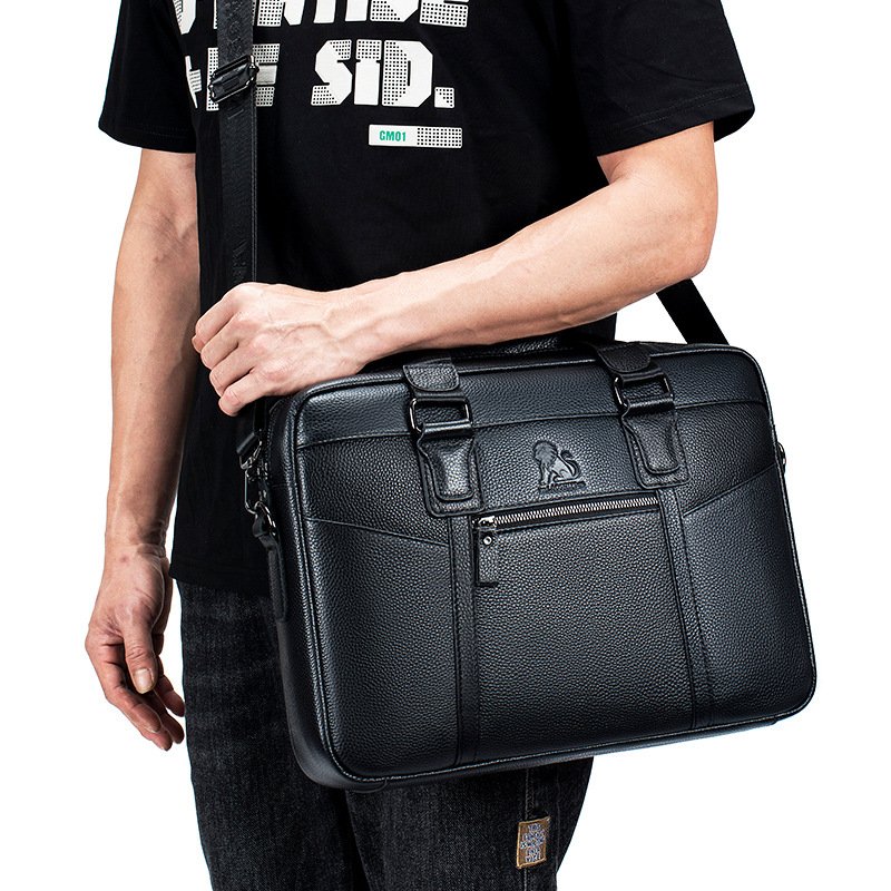 genuine leather briefcase for men (16)