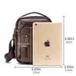 genuine leather men's shoulder bag (4)