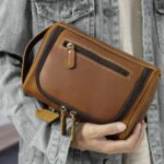 genuine leather toiletry bag (2)