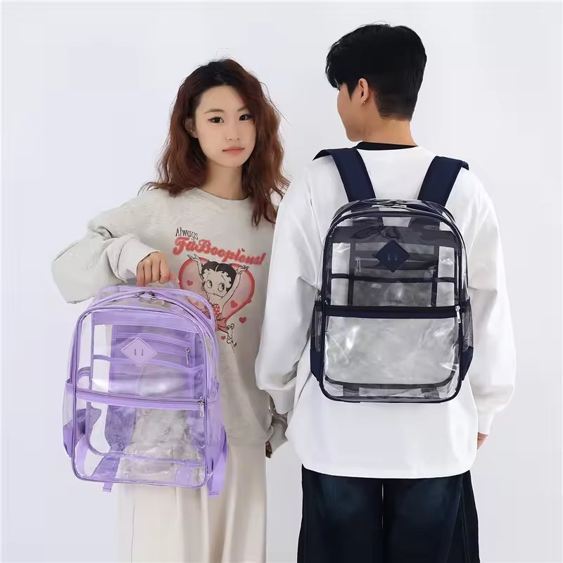 Youth Fashion Clear PVC Backpack main 02