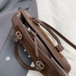 pu leather studded boston bag 9027 (11)