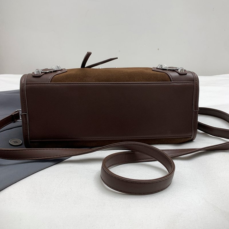 pu leather studded boston bag 9027 (8)