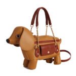 cute dog shaped handbag women 25116