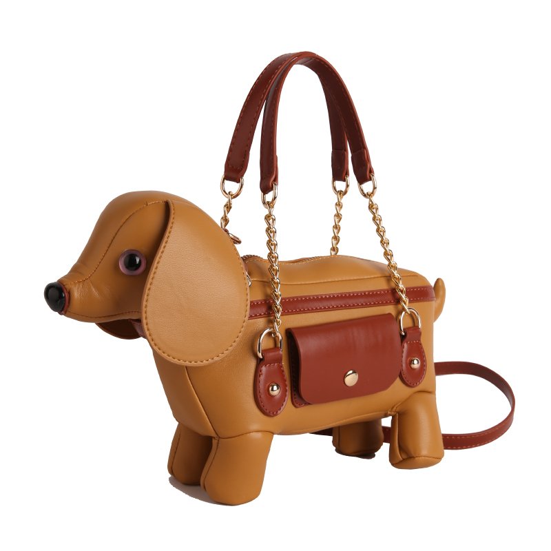 cute dog shaped handbag women 25116