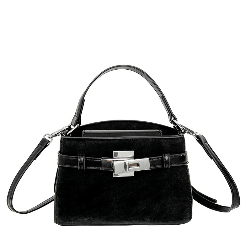small square lock closure bag women 727