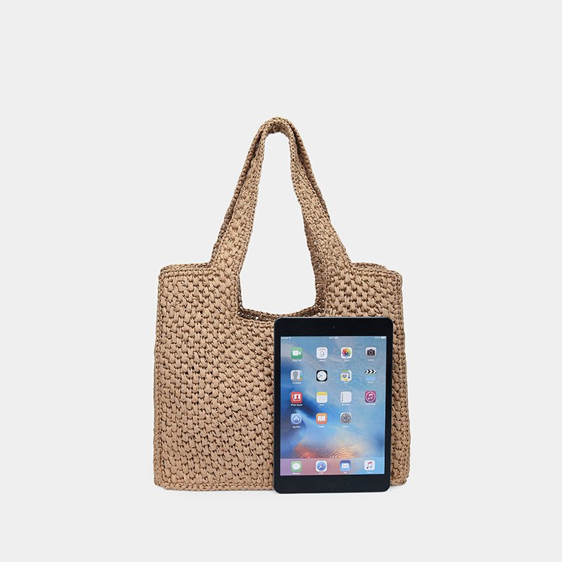 large capacity woven straw tote bag 6208 (7)