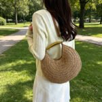round straw woven shoulder bag (12)