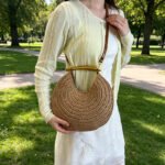 round straw woven shoulder bag (13)