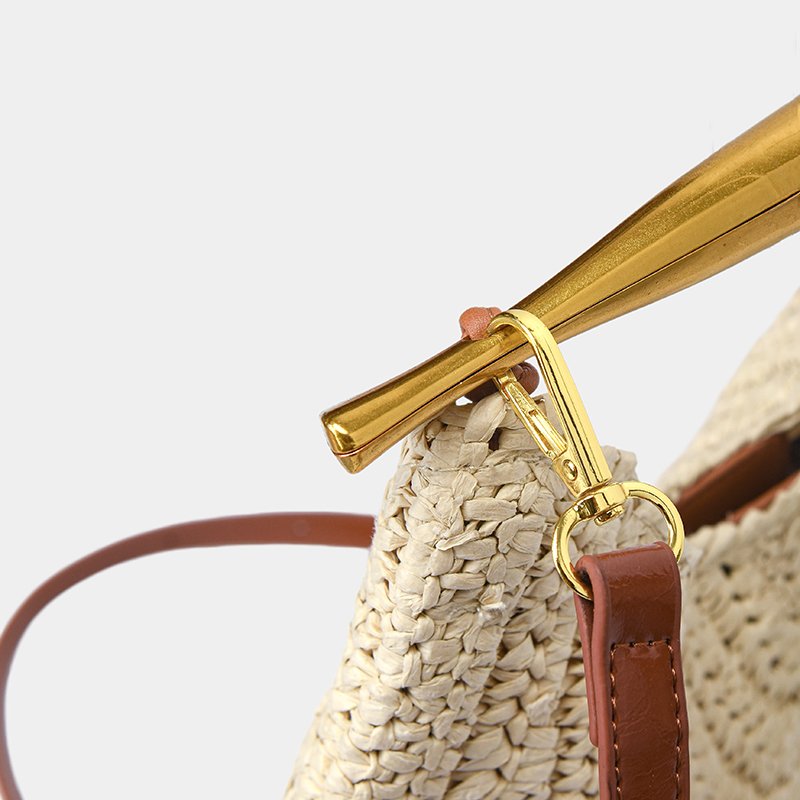 round straw woven shoulder bag (7)