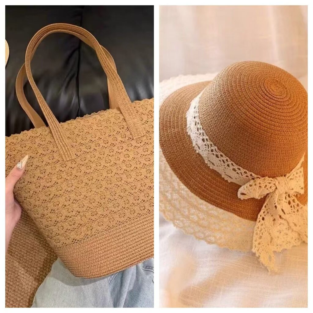 sku 06 帽包一套 卡其